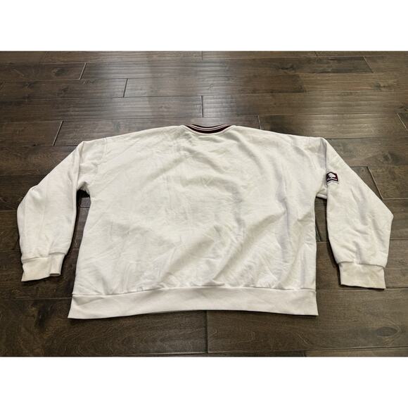 Peanuts Snoopy Womens White Long Sleeve Crew Neck Casual Pullover Sweatshirt XXL - Picture 3 of 9